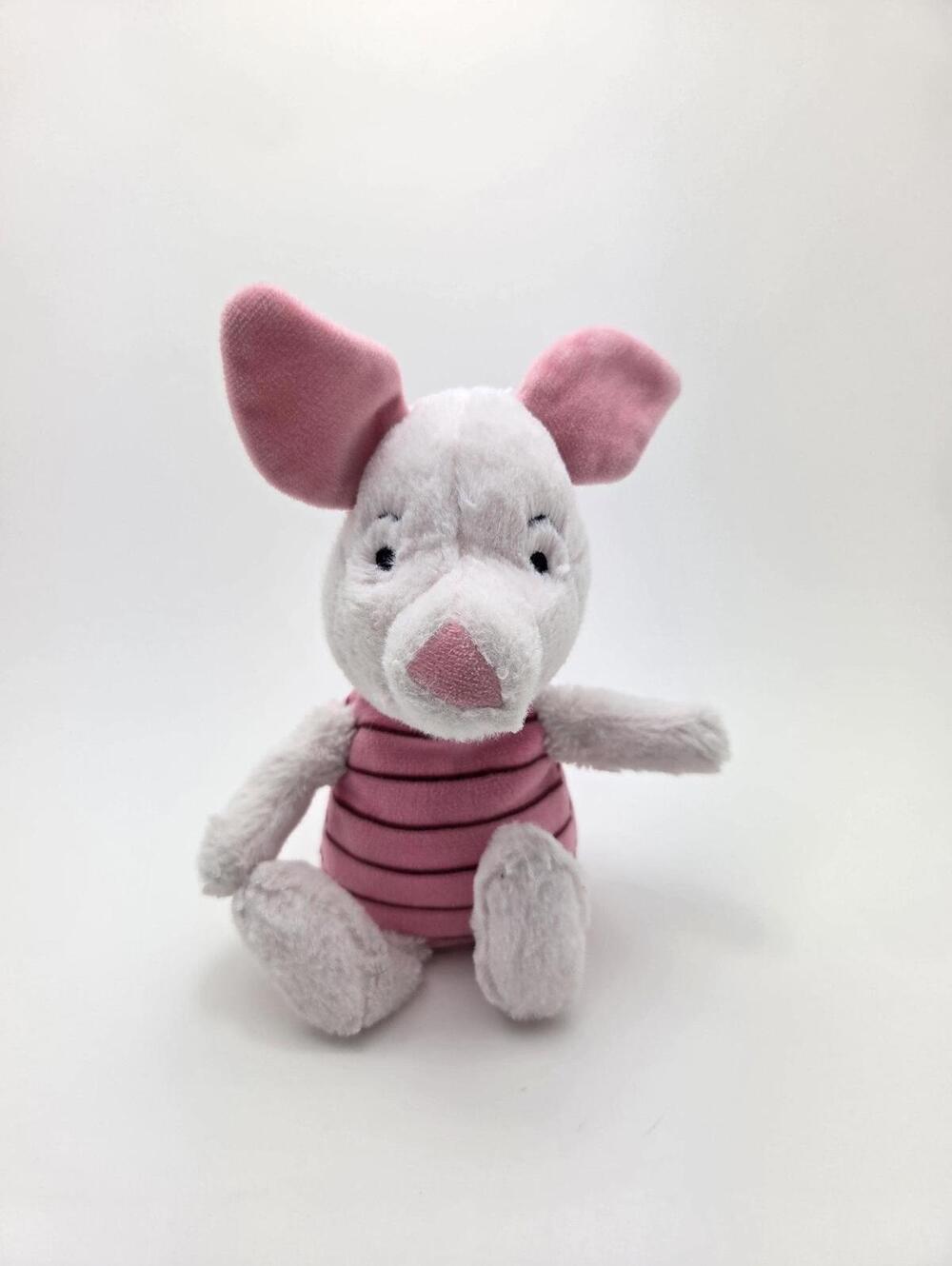 Disney Vintage Plush “Piglet” the Pig Bean Bag from Winnie the Pooh (5 inch)
